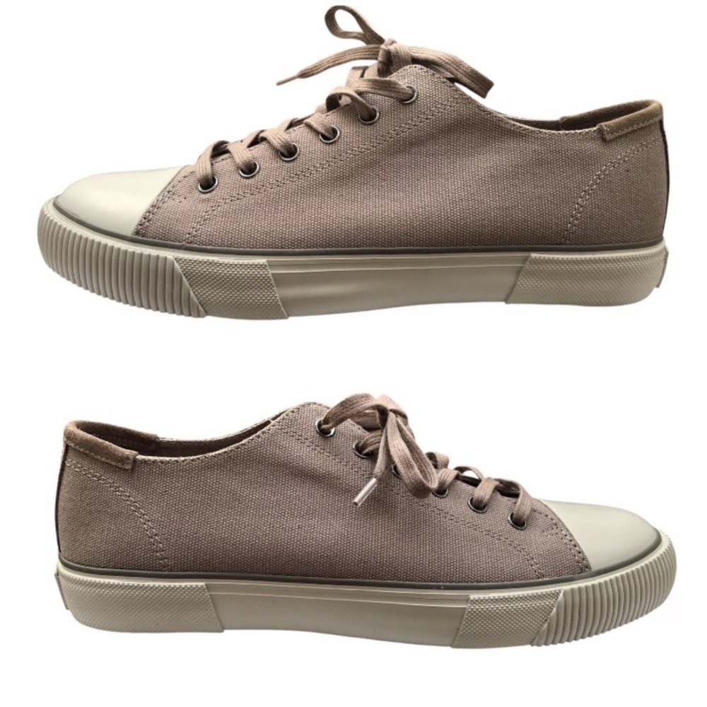 ALL SAINTS DILLON LOW TOP - Mens Shoes Gray US 12M Rigg Canvas Suede All Saints